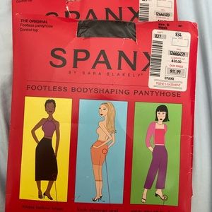 Set of 2 Original Spanx Footless Bodyshaping Pantyhose